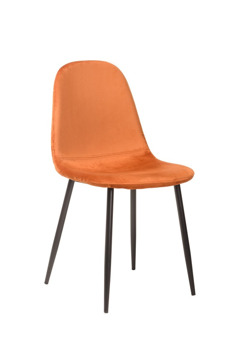 

Стул M-10/860*450*460 текстиль цвет Горчичный/ крашеный металл Vetro Mebel