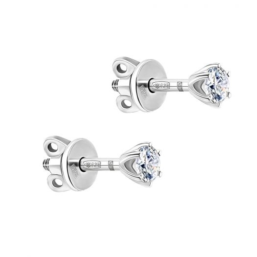 

Серебряные серьги с камнями Swarovski Иванна UMAX 20095sw