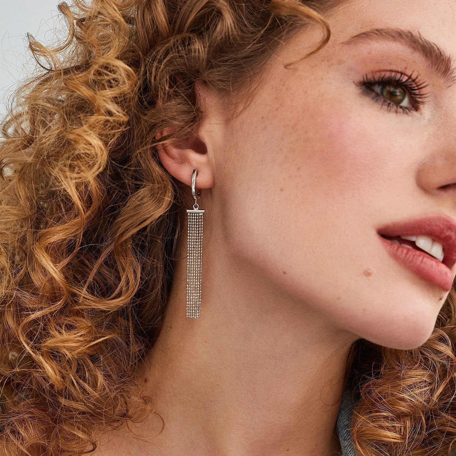 

Серебряные висячие серьги 123142 Оникс