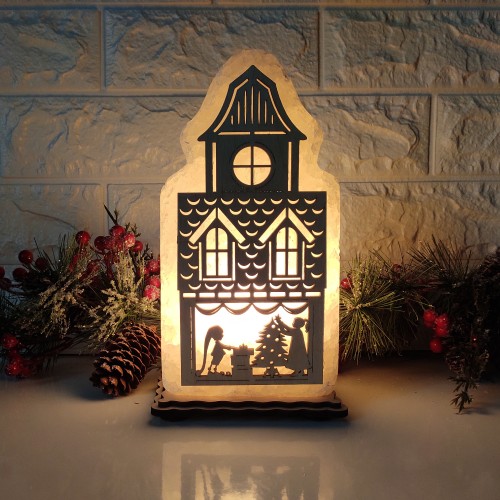 

Соляная лампа EcoDecorLamp Дом большой 5