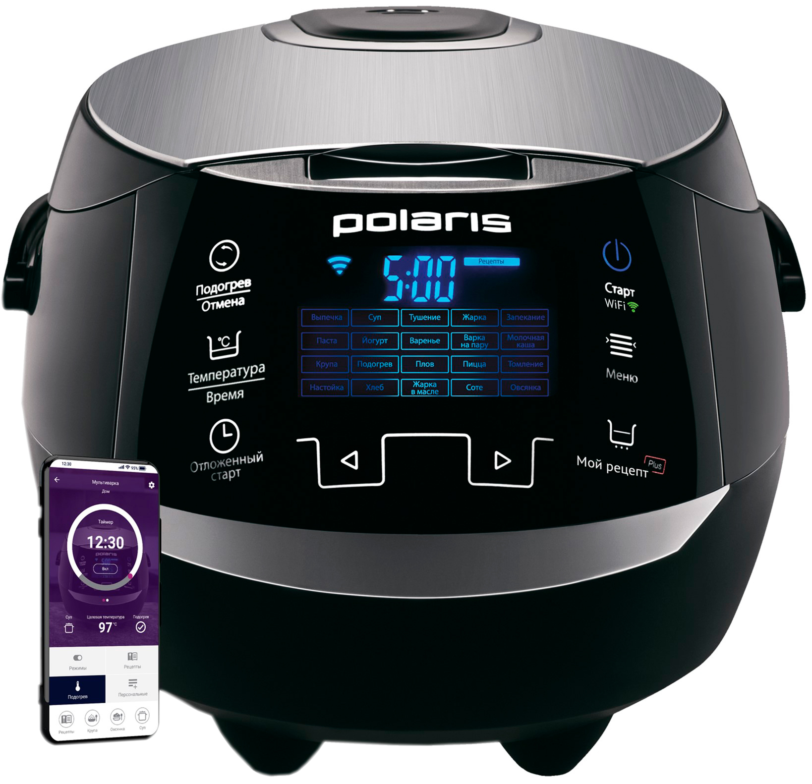 

Мультиварка POLARIS IQ Home PMC 0530 Wi-Fi