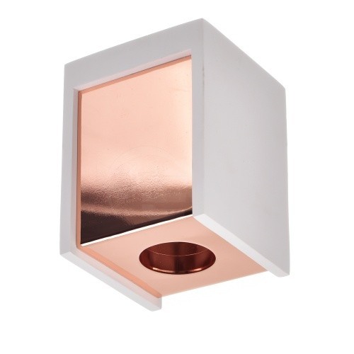

Гипсовый накладной светильник Pride 70014 white /copper