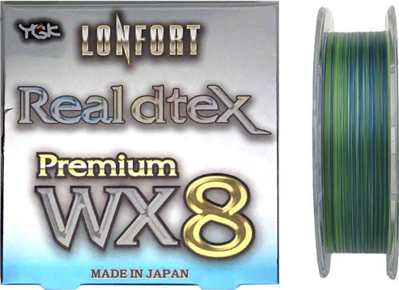 

Шнур плетеный YGK LONFORT Real Dtex X8 90m (0.117 (14lb / 6.36kg)