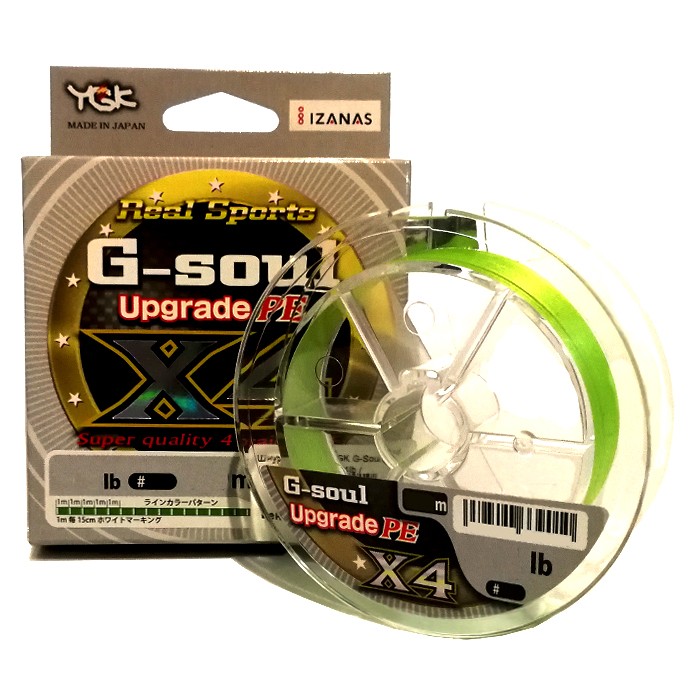 

Шнур плетеный YGK G-Soul X4 Upgrade 150m (0.25 (5lb / 2.27kg))