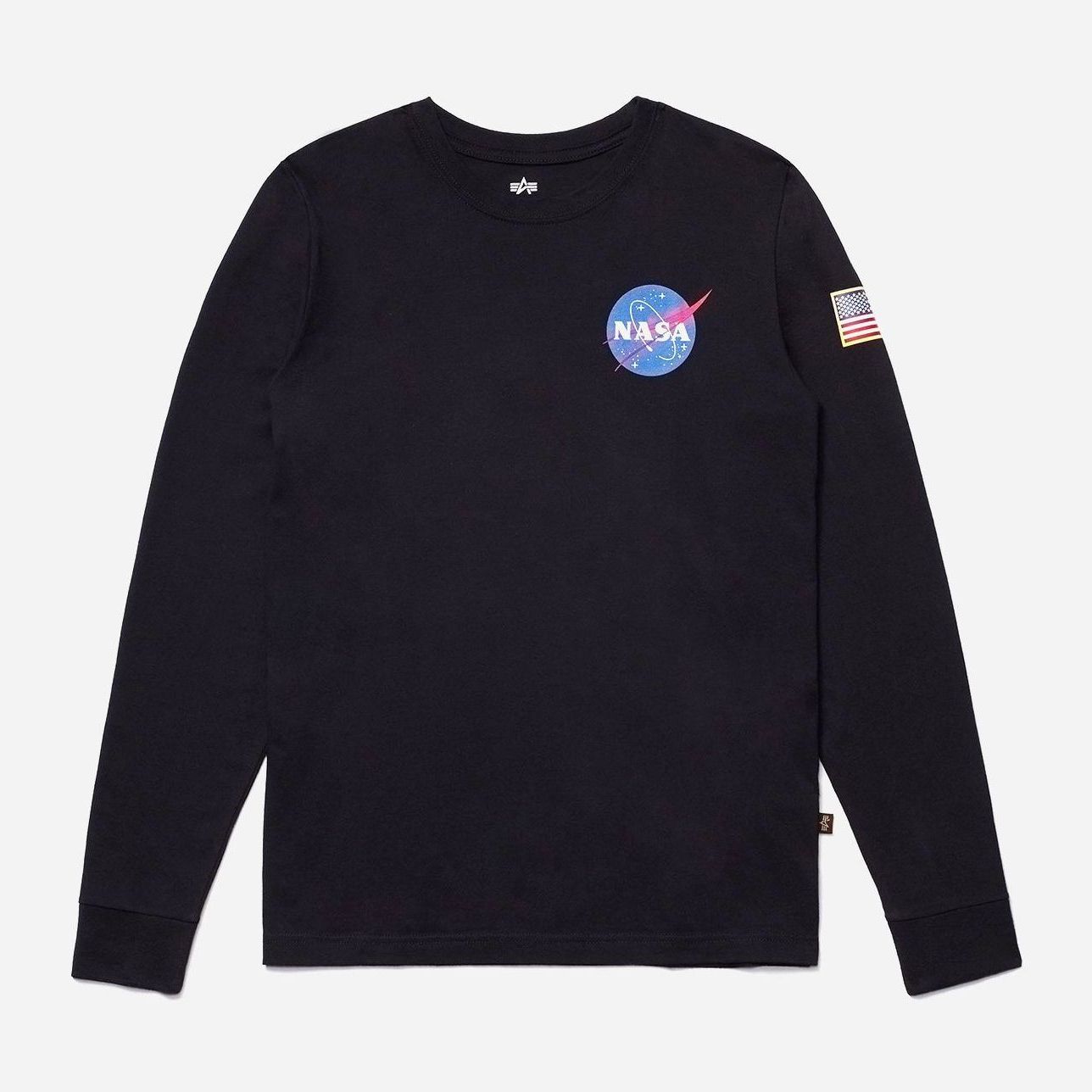 

Лонгслив Alpha Industries Space Shuttle Long Sleeve Tee UTS49002G1  Black, Лонгслив Alpha Industries Space Shuttle Long Sleeve Tee UTS49002G1 XL Black