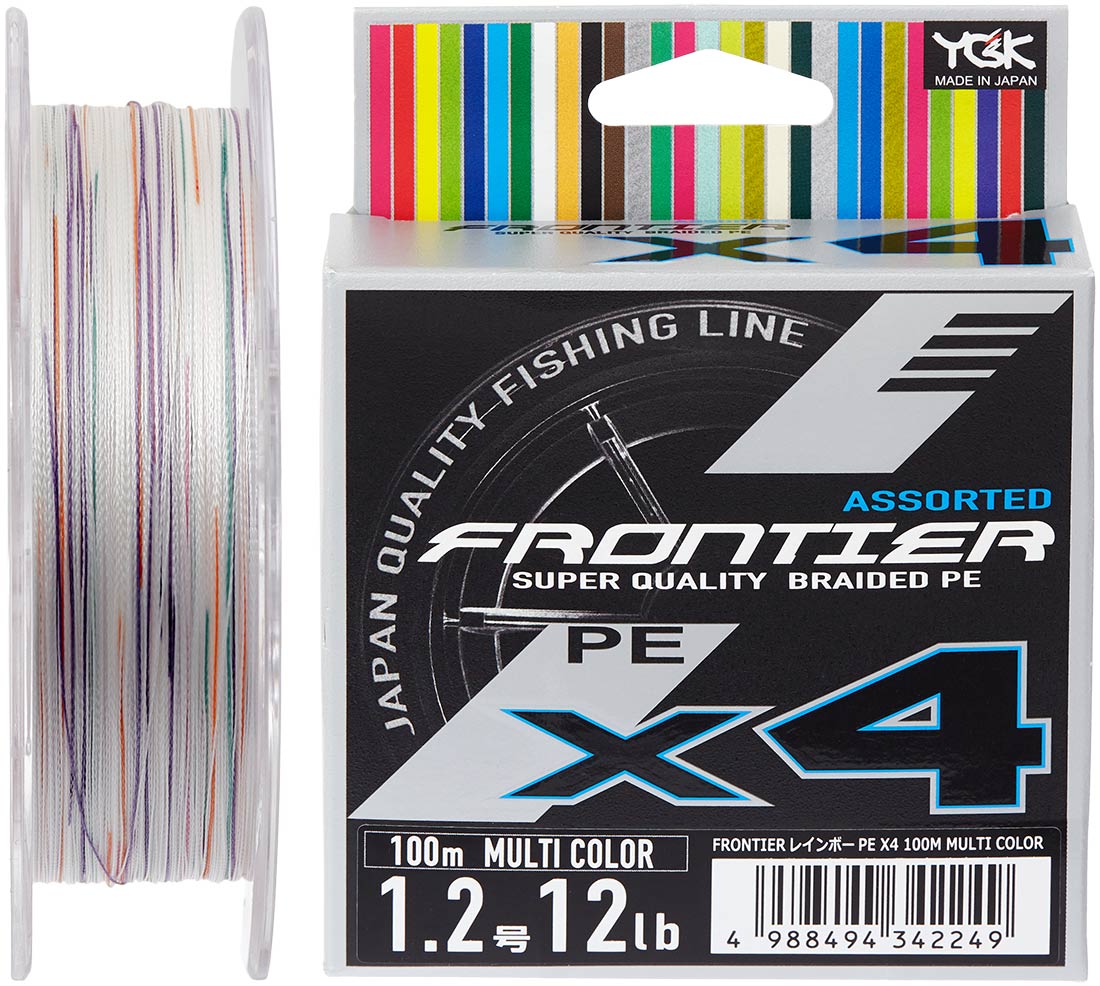 

Шнур YGK Frontier X4 100m #1.2/0.185mm 12lb/5.4kg