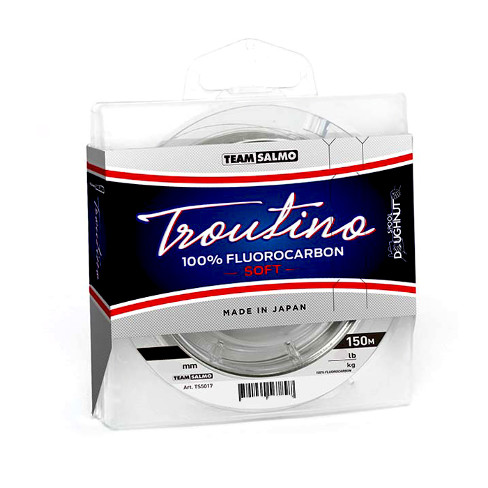 

TS5017-025 Леска моно. Team Salmo Fluorocarbon Troutino Soft 150/025