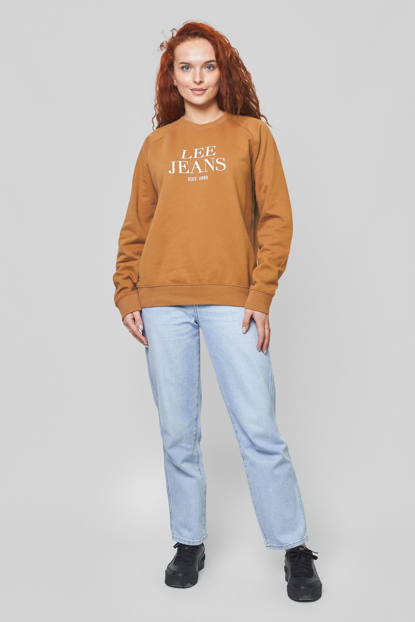 

Свитшот Lee Crew Neck Sweatshirt Regular Fit Коричневый -00, Свитшот Lee Crew Neck Sweatshirt Regular Fit Коричневый XS-00