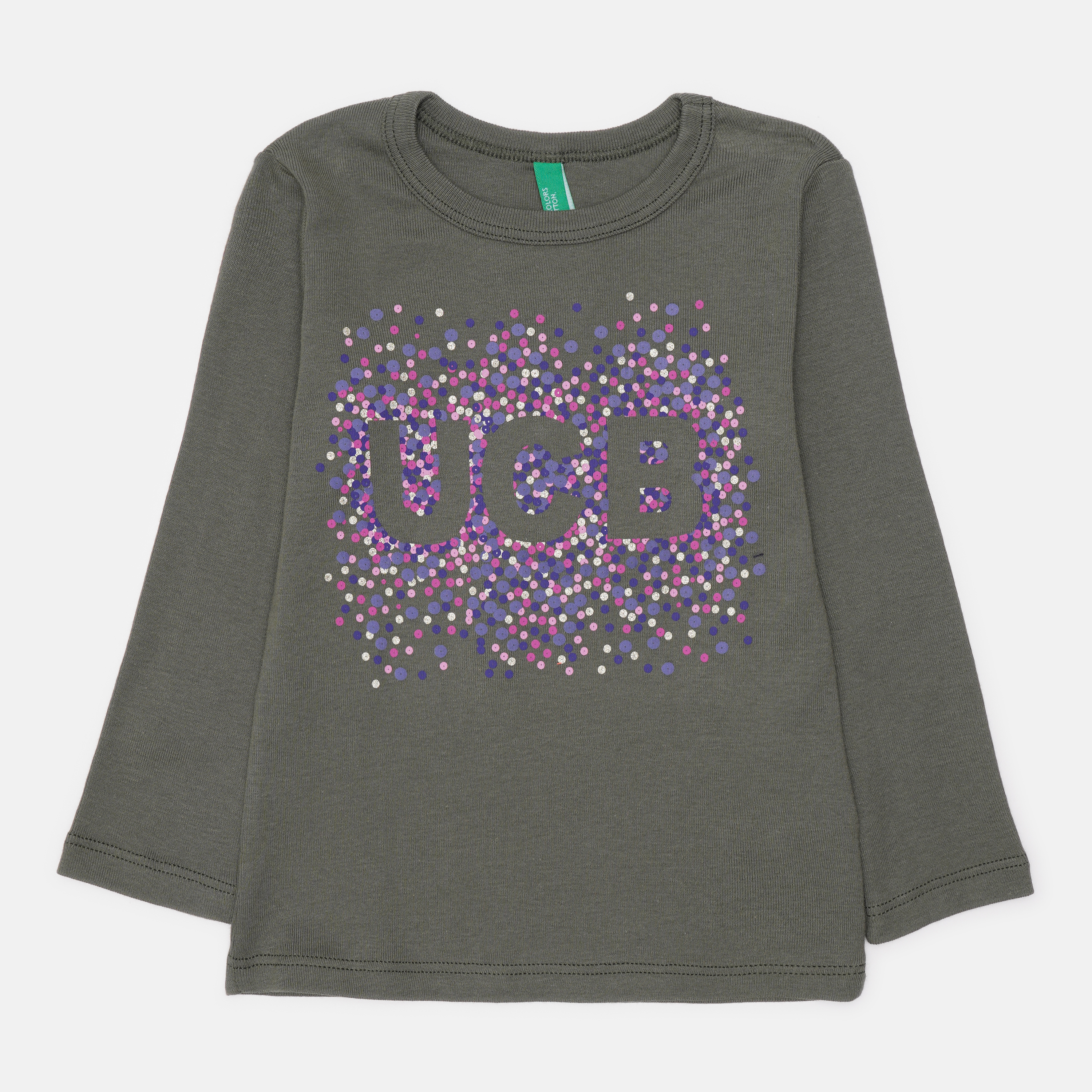 

Футболка с длинными рукавами United Colors of Benetton chl03800073 82 см Хаки