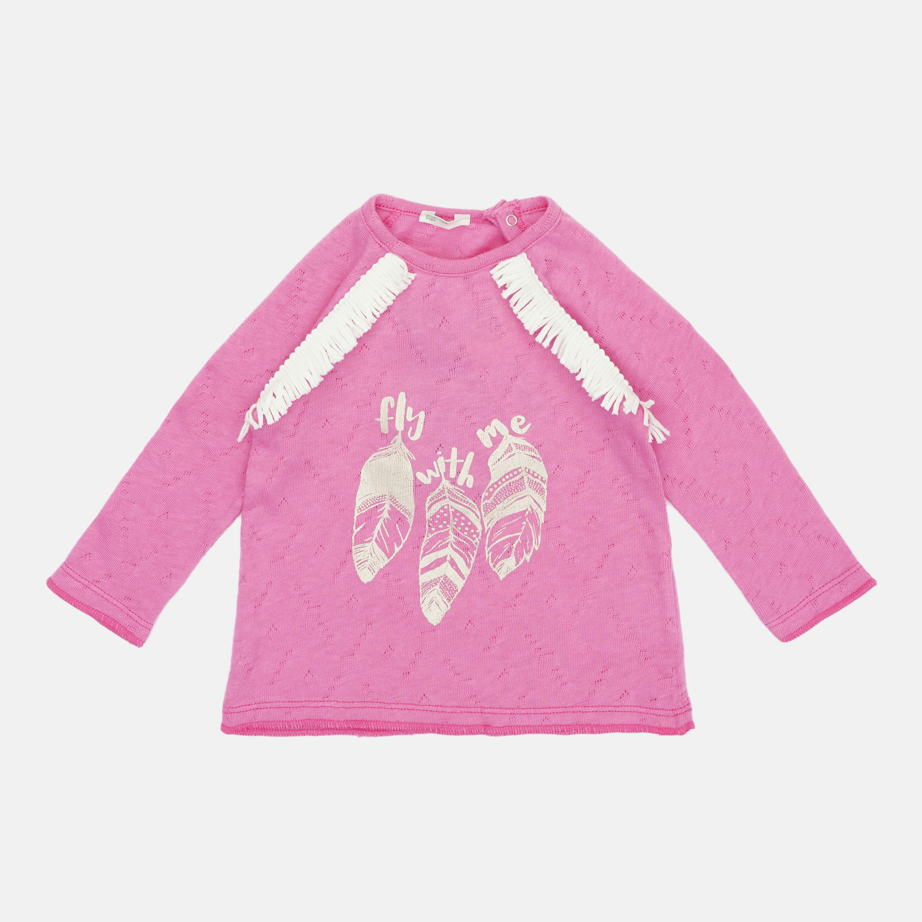 

Футболка с длинными рукавами United Colors of Benetton chl03800079 62 см Розовая