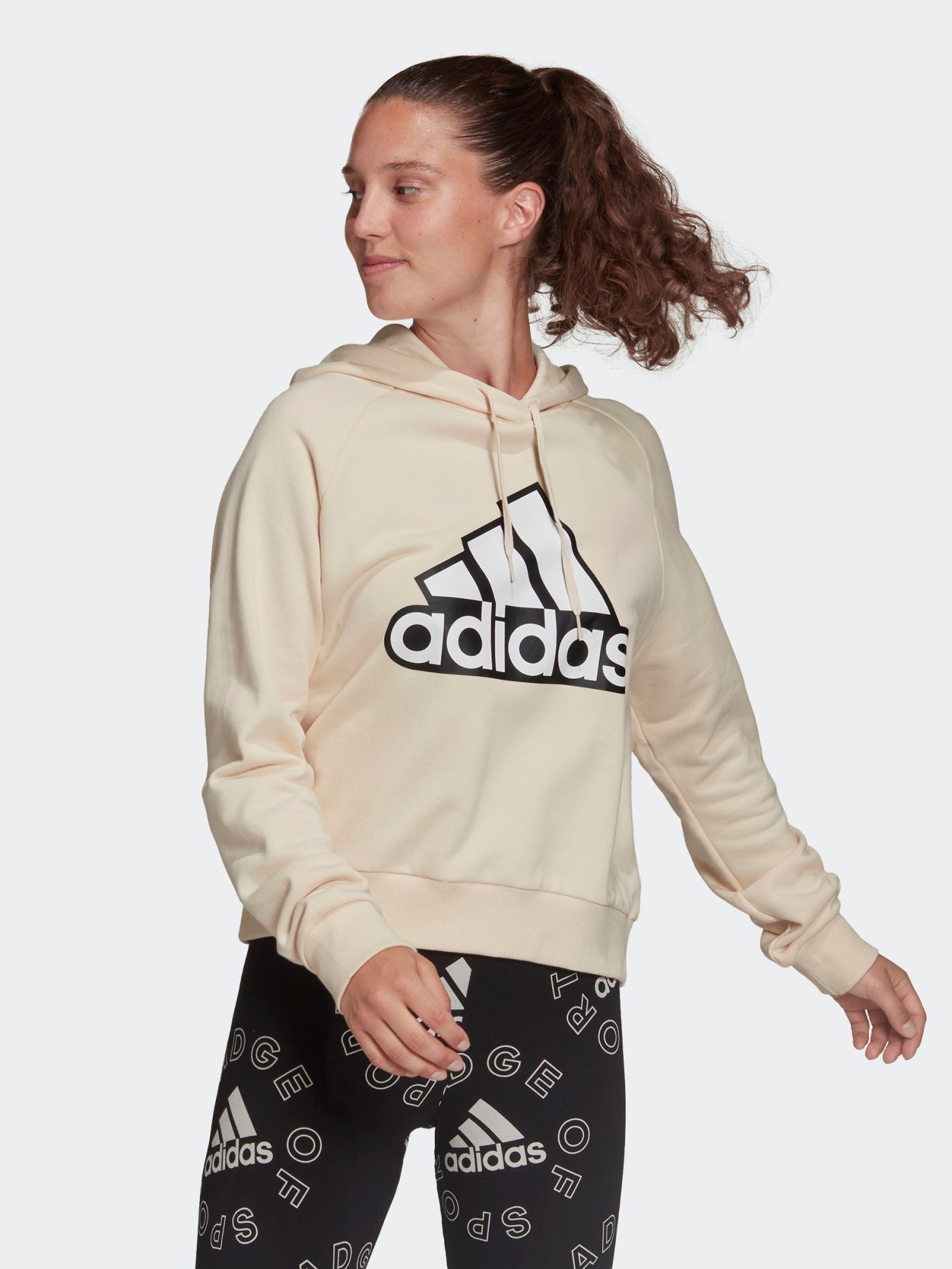 

Худи Adidas W Bluv Q1 Hd HC9179  Wonwhi/White, Худи Adidas W Bluv Q1 Hd HC9179 S Wonwhi/White