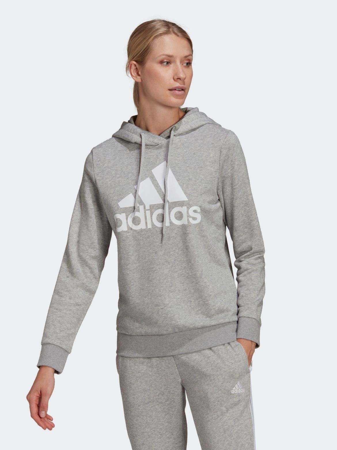 

Худи Adidas W Bl Ft Hd HD1799  Mgreyh/White, Худи Adidas W Bl Ft Hd HD1799 L Mgreyh/White