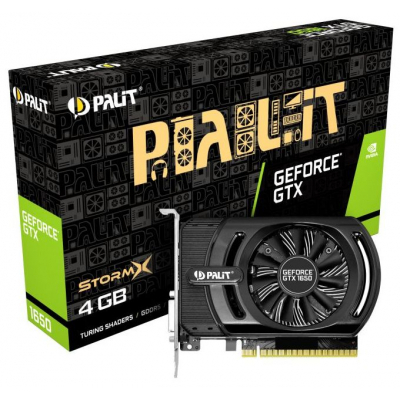 

Видеокарта Palit GeForce GTX1650 4096Mb StormX (NE51650006G1-1170F)