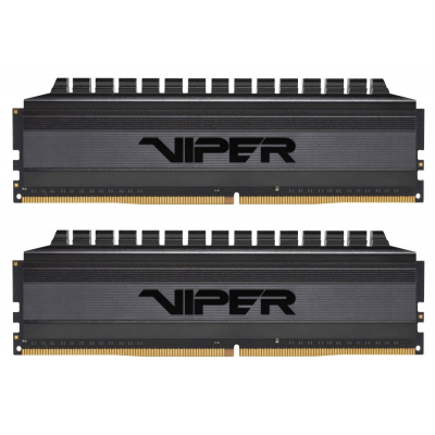 

Модуль памяти для компьютера DDR4 16GB (2x8GB) 4000 MHz Viper 4 Blackout Patriot (PVB416G400C9K)