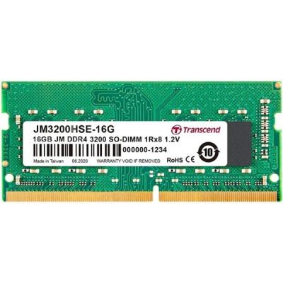 

Модуль памяти для ноутбука SoDIMM DDR4 16GB 3200 MHz Transcend (JM3200HSE-16G)