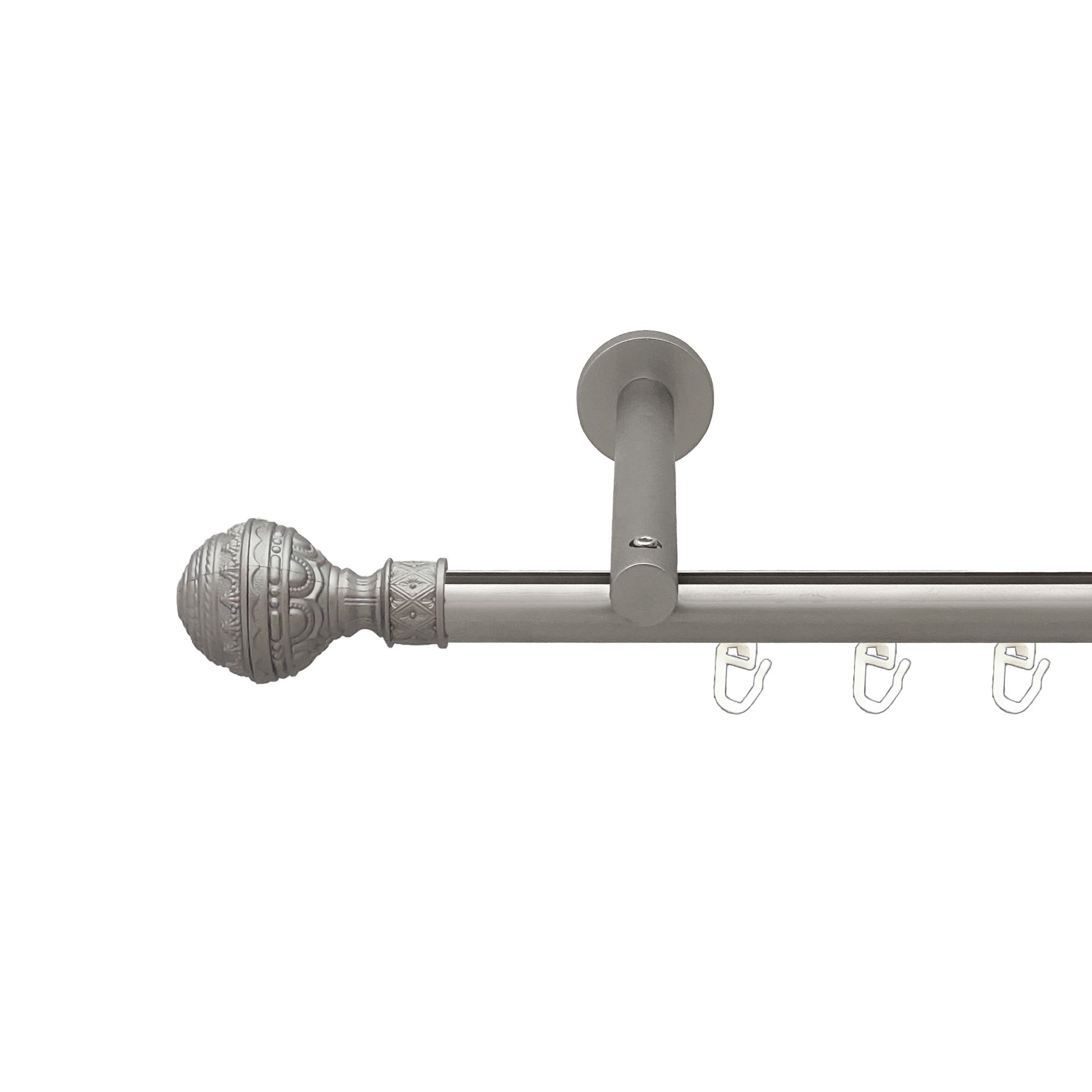 

Карниз Orvit Арабеска металевий однорядний циліндр на профіль (16 см) профільна труба Сатин 19 мм 400 см (00-00015054)