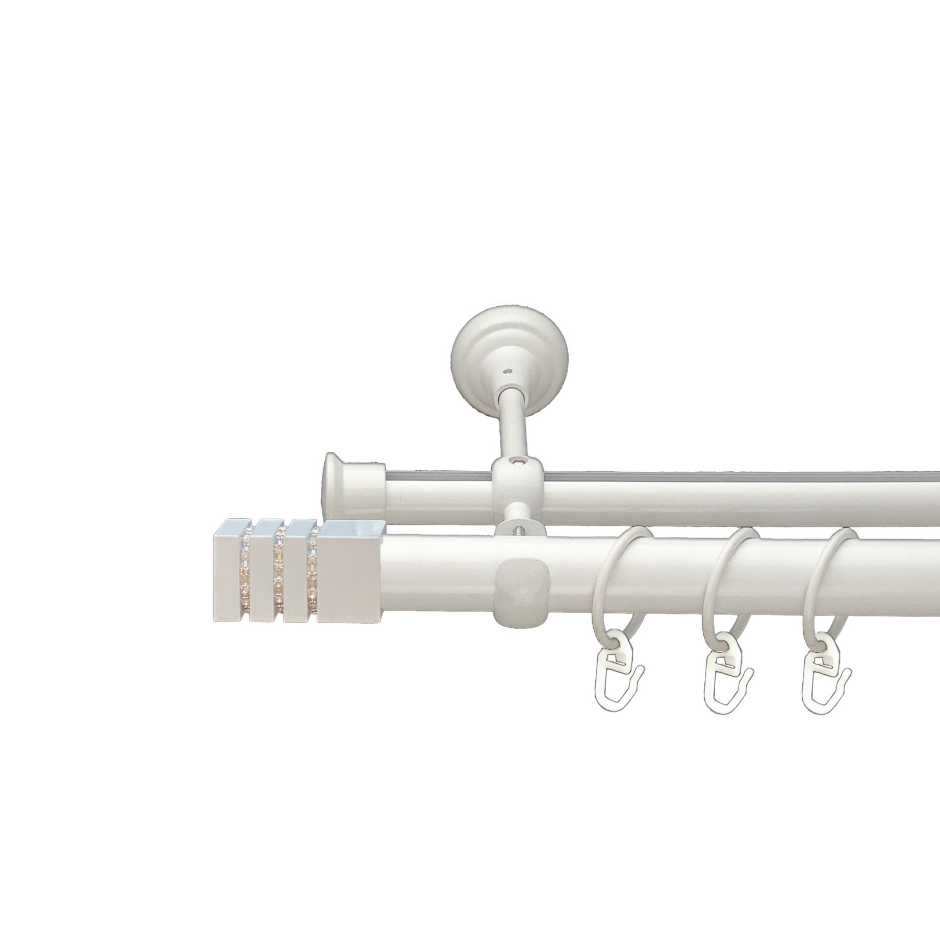 

Карниз Orvit Ацтека металевий дворядний опозитний гладка \ профільна труба кільце металеве Арктіс 25\19 мм 200 см (00-00010696)