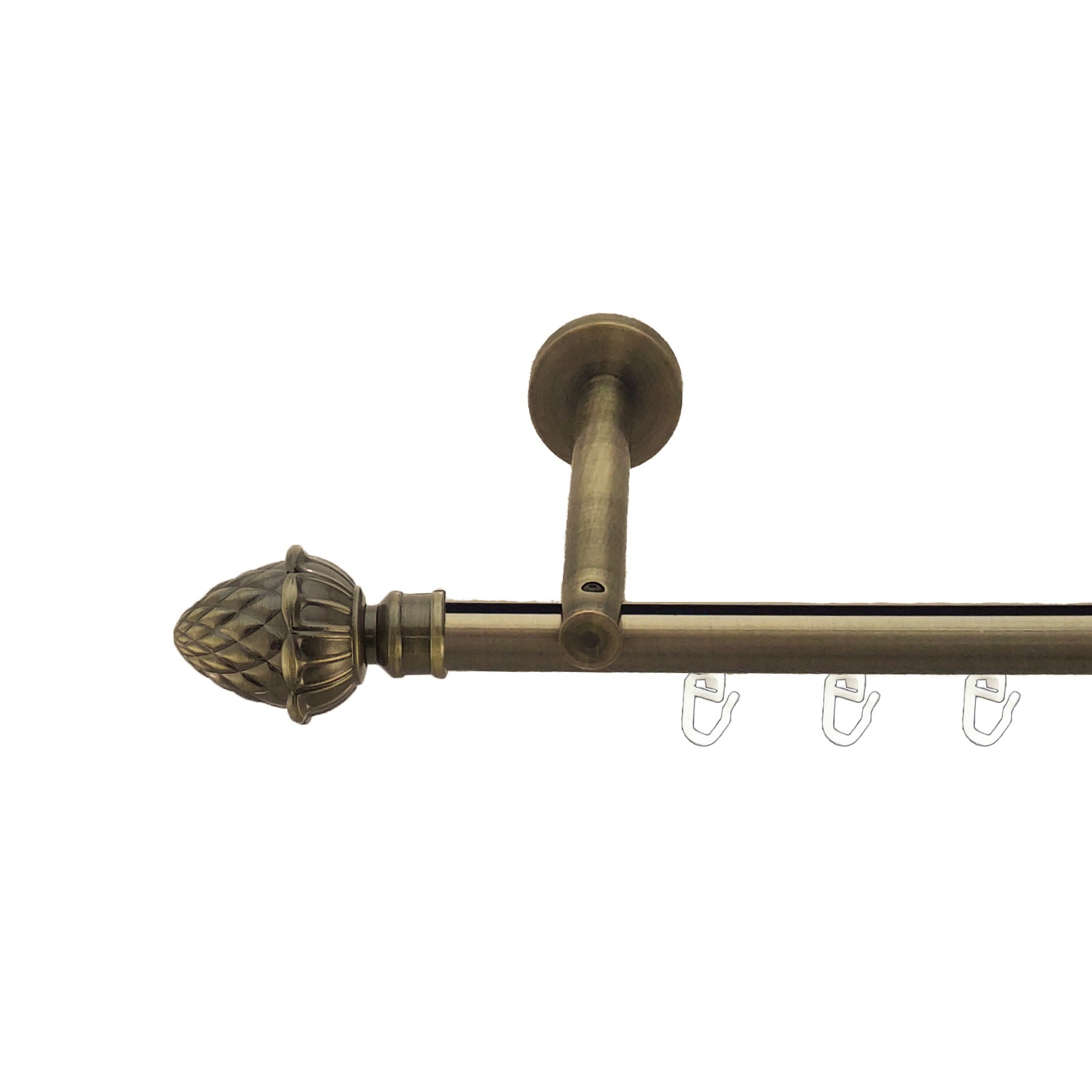 

Карниз Orvit Цинара металевий однорядний циліндр+профіль (16 см) профільна труба Антик 19 мм 240 см