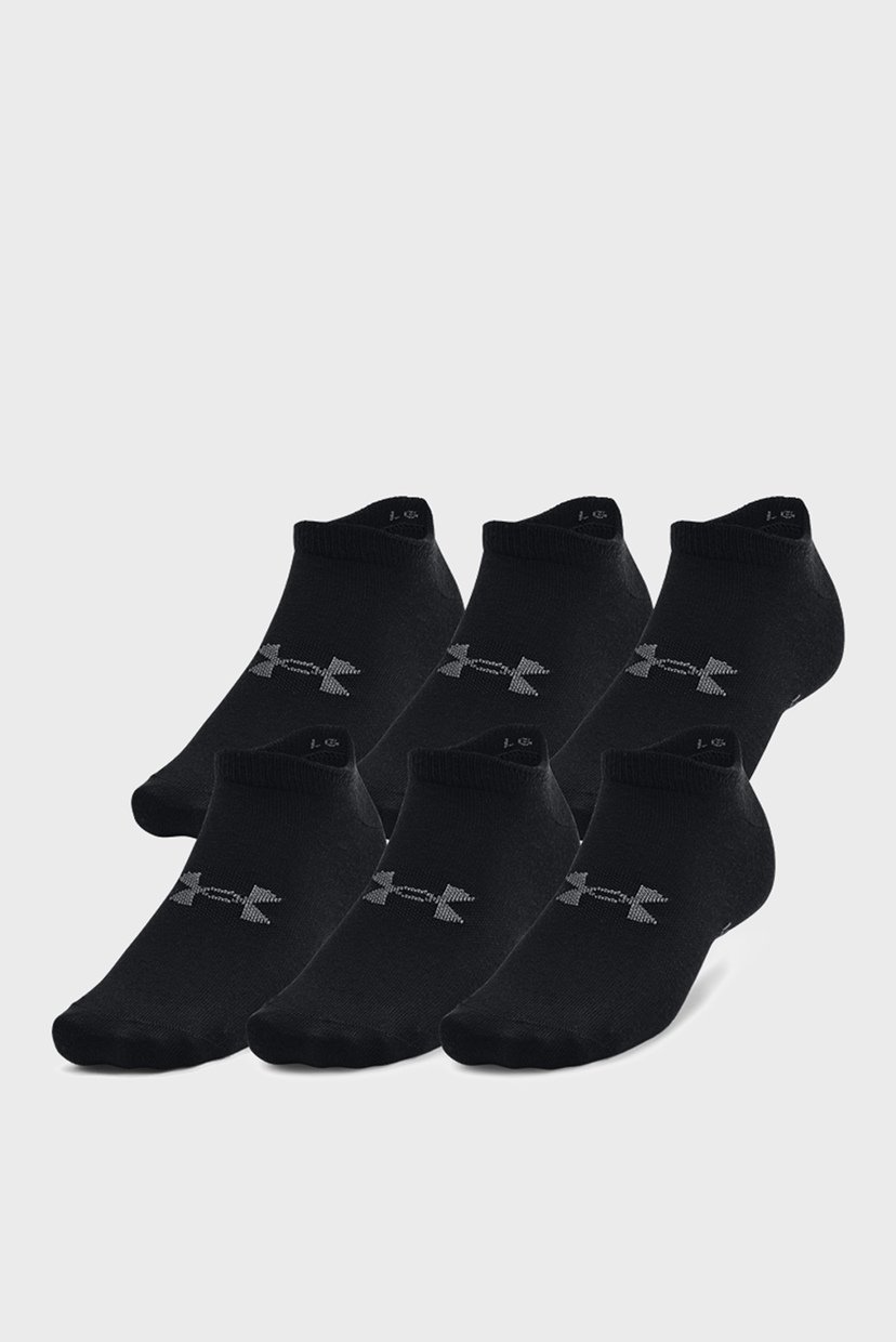 

Черные носки (6 пар) UA Essential No Show 6pk Under Armour LG 1370542-001