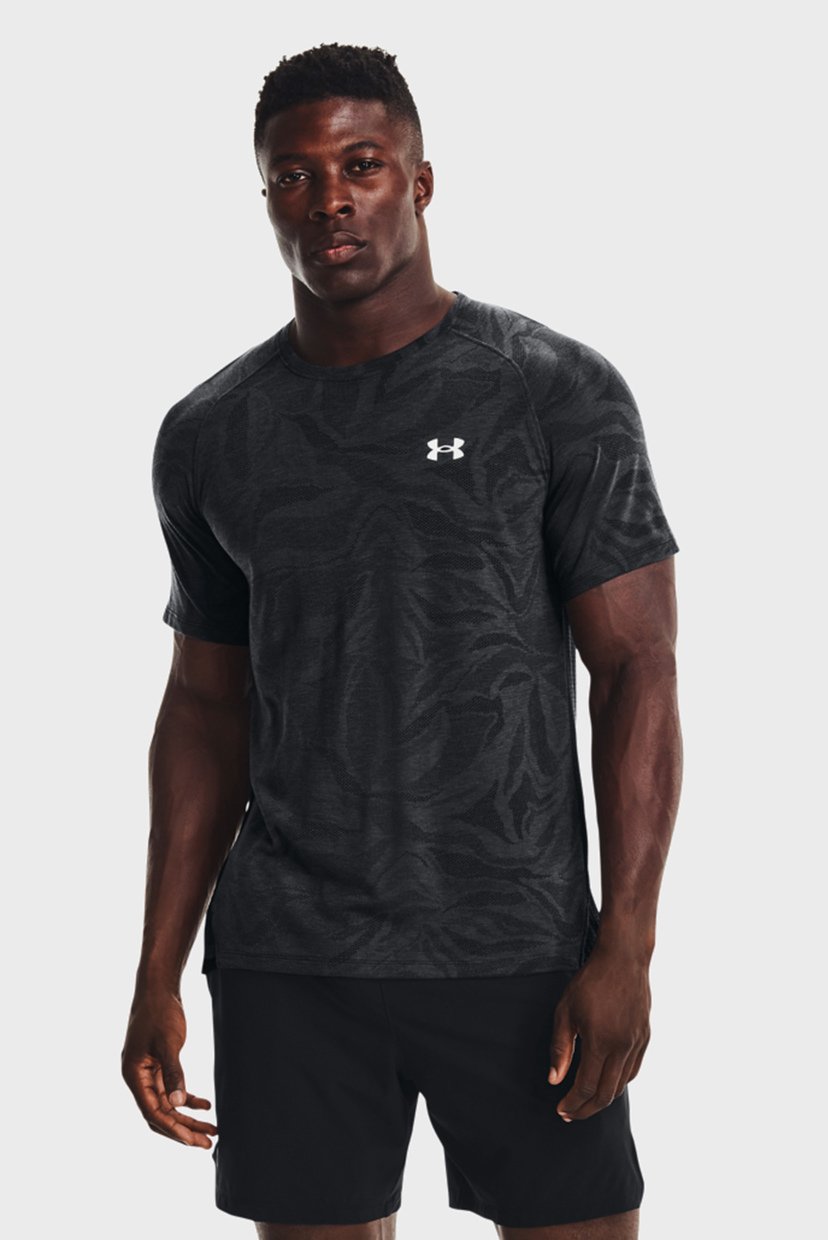 

Мужская черная футболка UA Streaker Jacquard Tee Under Armour  1369747-001, Мужская черная футболка UA Streaker Jacquard Tee Under Armour XL 1369747-001