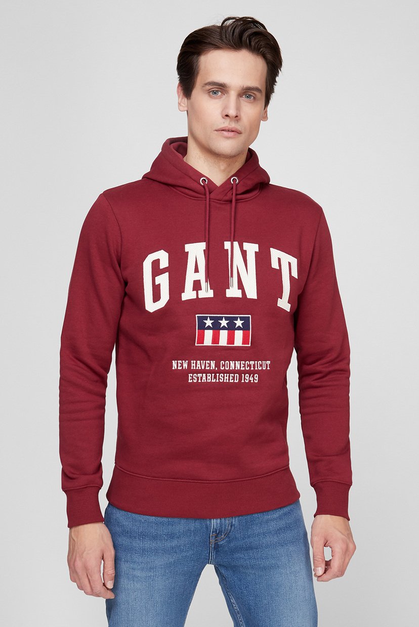 

Мужское бордовое худи Gant  2047069, Мужское бордовое худи Gant M 2047069