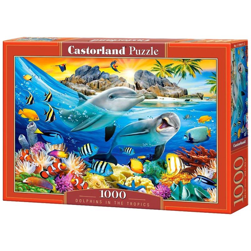 

Пазлы Дельфины 1000 элементов Castorland (C-104611) (176558)