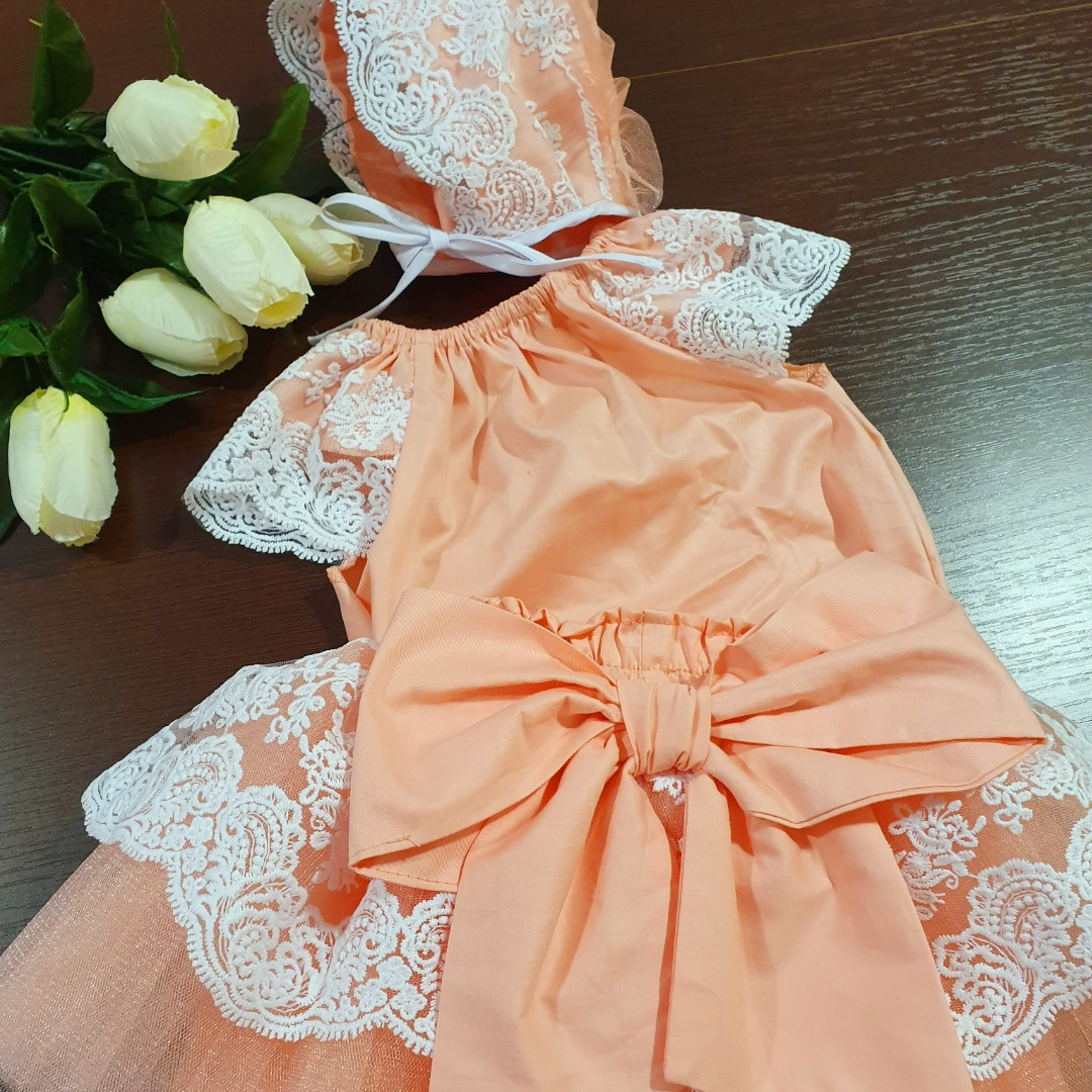 

Комплект на крещение 56 см 3в1