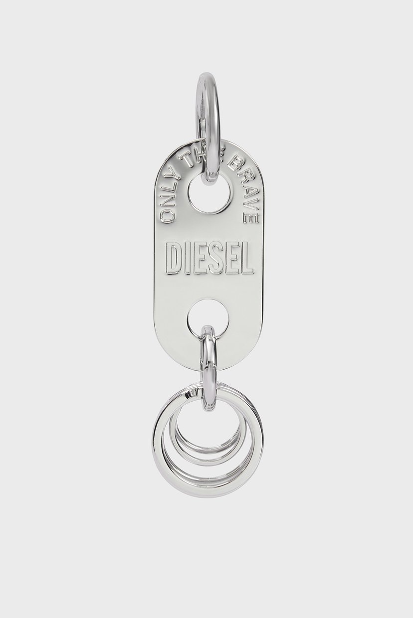 

Женский серебристый брелок Diesel OS X08254 PR581