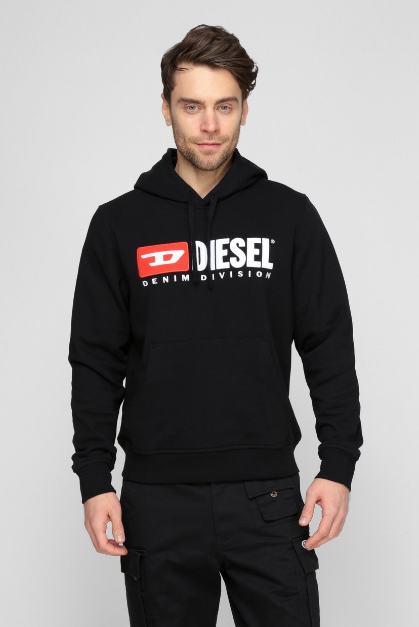 

Мужское черное худи S-GINN-HOOD-DIV Diesel  A03757 0BAWT, Мужское черное худи S-GINN-HOOD-DIV Diesel XL A03757 0BAWT
