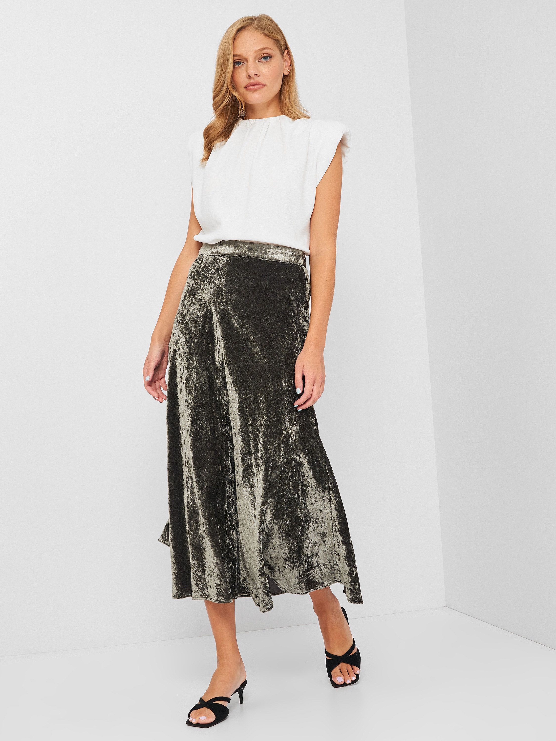 

Юбка Zara  темно зеленый 4786269505, Юбка Zara M темно зеленый 4786269505
