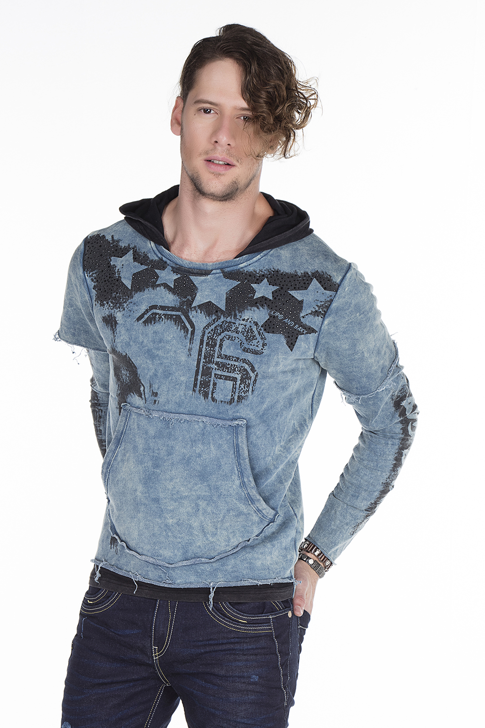 

Свитшот Cipo&Baxx CL279  индиго, Свитшот Cipo&Baxx CL279 XL индиго