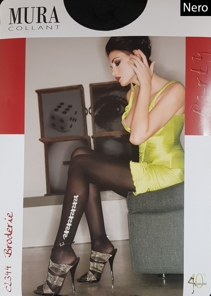 

Колготки 40 Den Mura 2344 - Черные, Колготки 40 Den Mura 2344 1-2 Черные