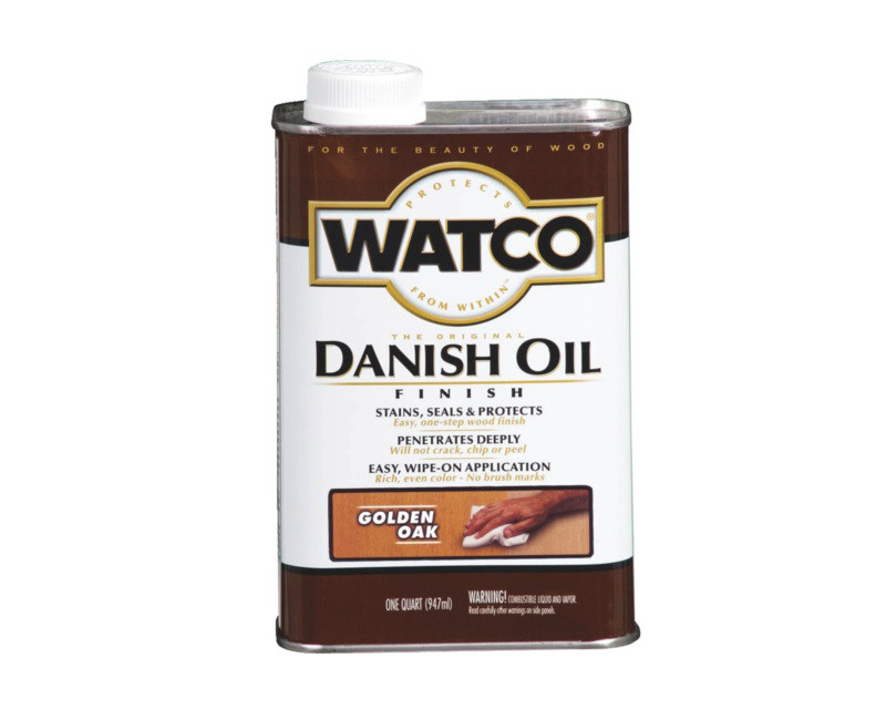 

Масло "датское" WATCO DANISH OIL для мебели и древесины золотой дуб (Golden oak) 0,947л
