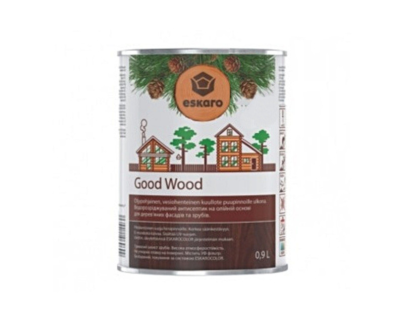 

Масло воднодисперсионное ESKARO GOOD WOOD для деревянных срубов 0,9л