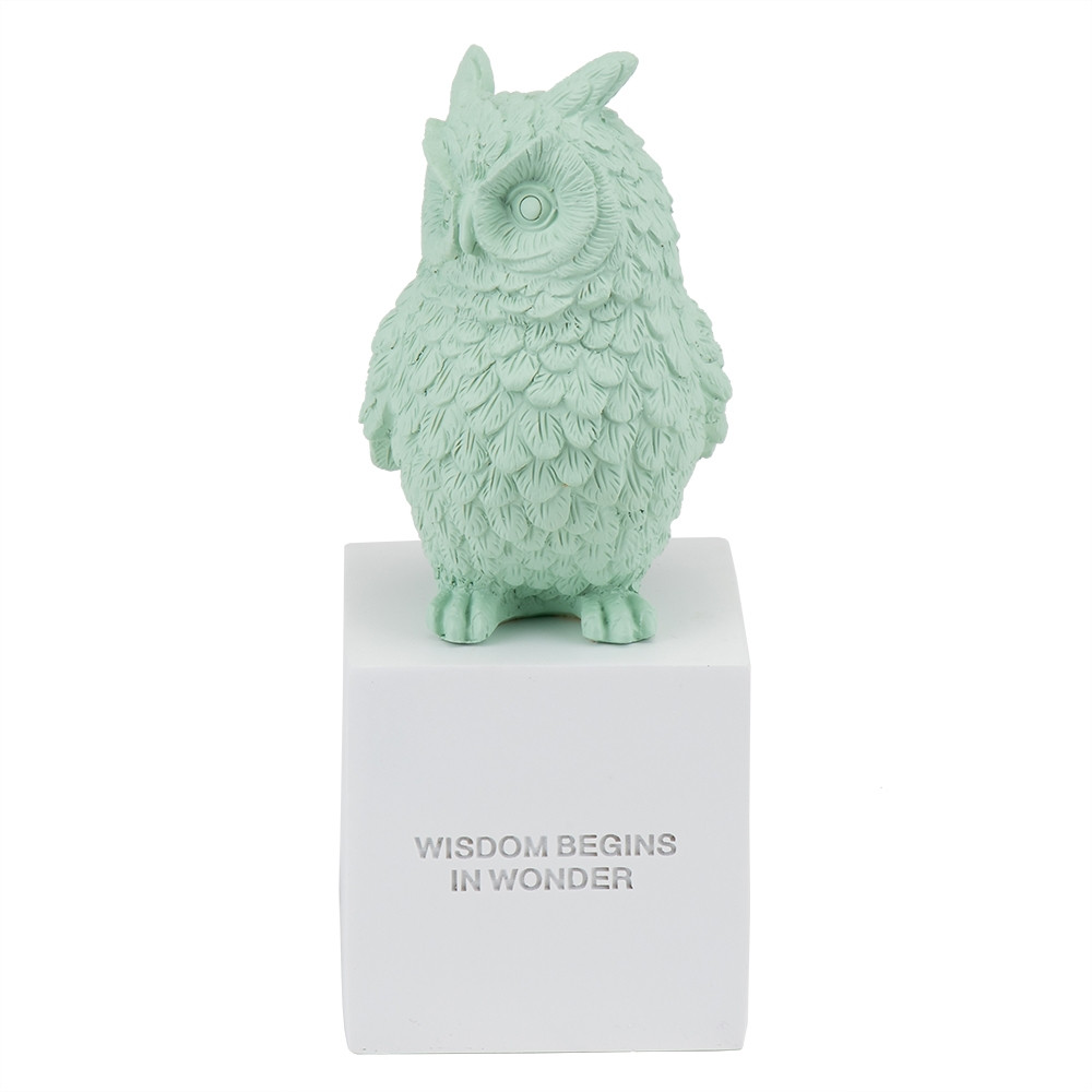 

Статуэтка BonaDi Owl 10х10х25 см бирюзовая (8924-009)