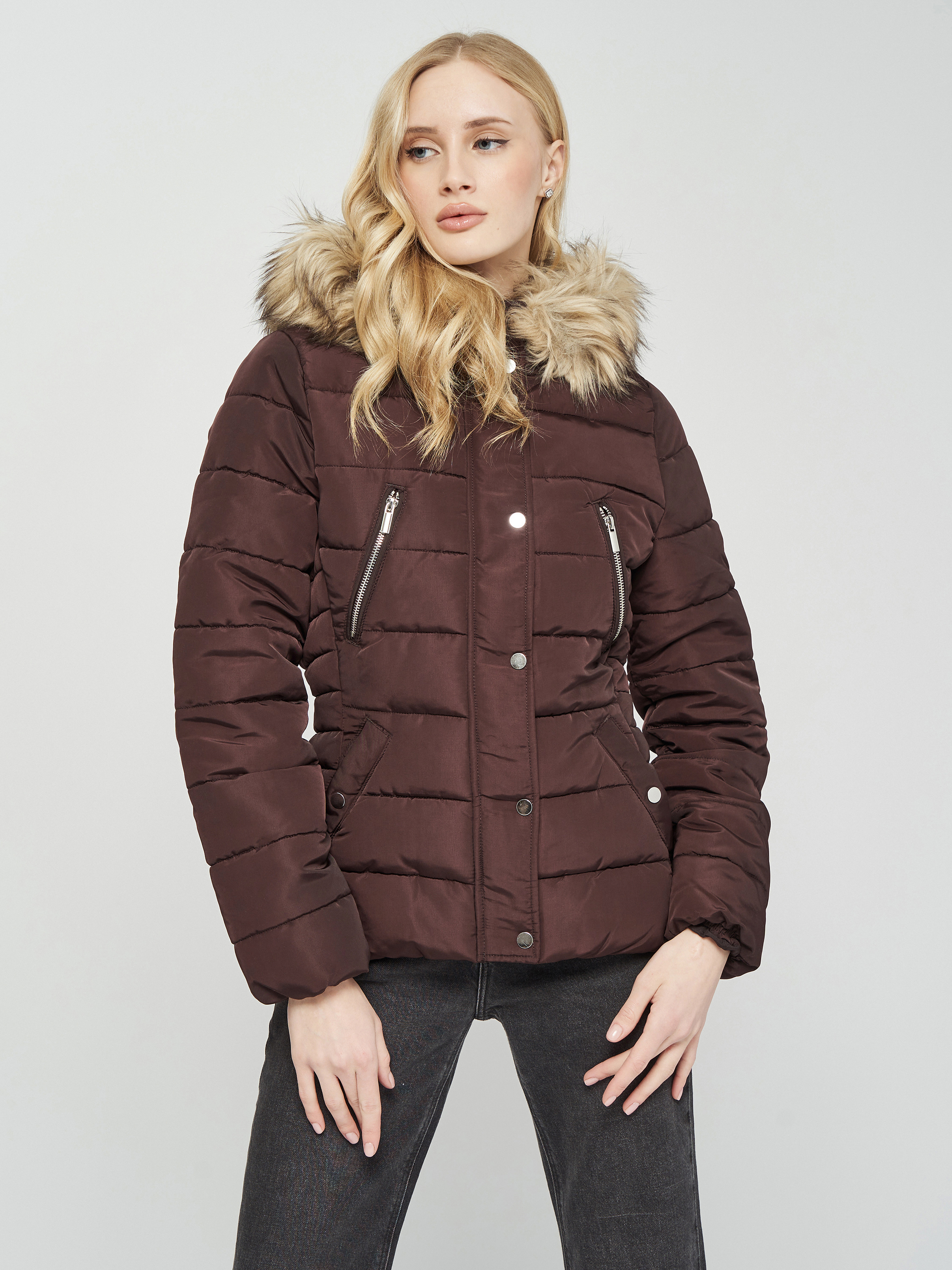 

Куртка H&M 7554400  Темно-коричневая, Куртка H&M 7554400 38 Темно-коричневая