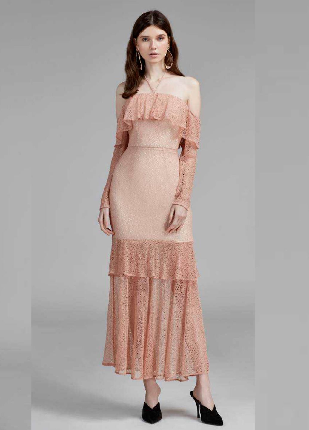 

Кружевное платье Keepsake The Label  пудровый Ke001994, Кружевное платье Keepsake The Label S пудровый Ke001994