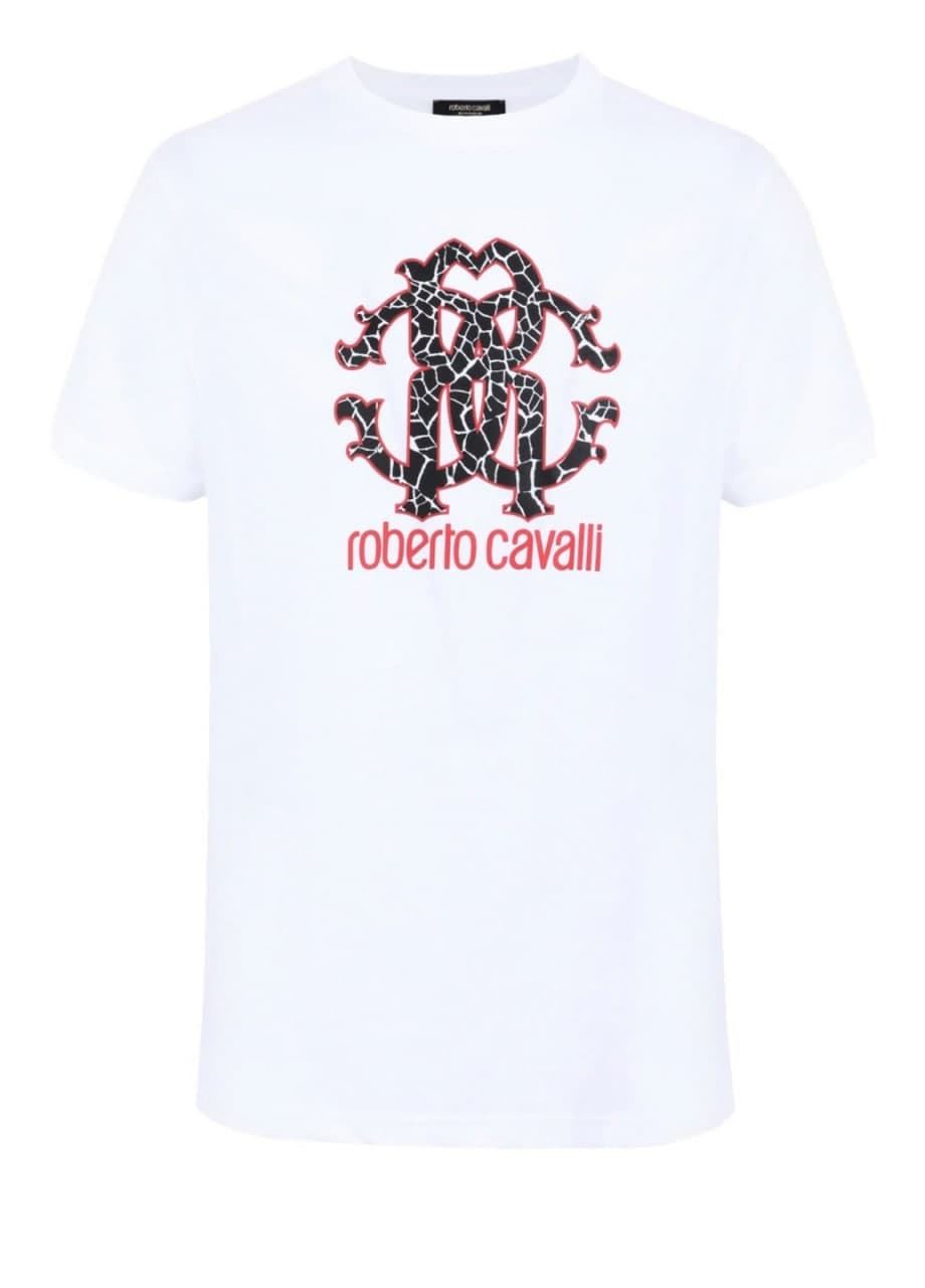 

Футболка Roberto Cavalli  белый RC003008, Футболка Roberto Cavalli L белый RC003008