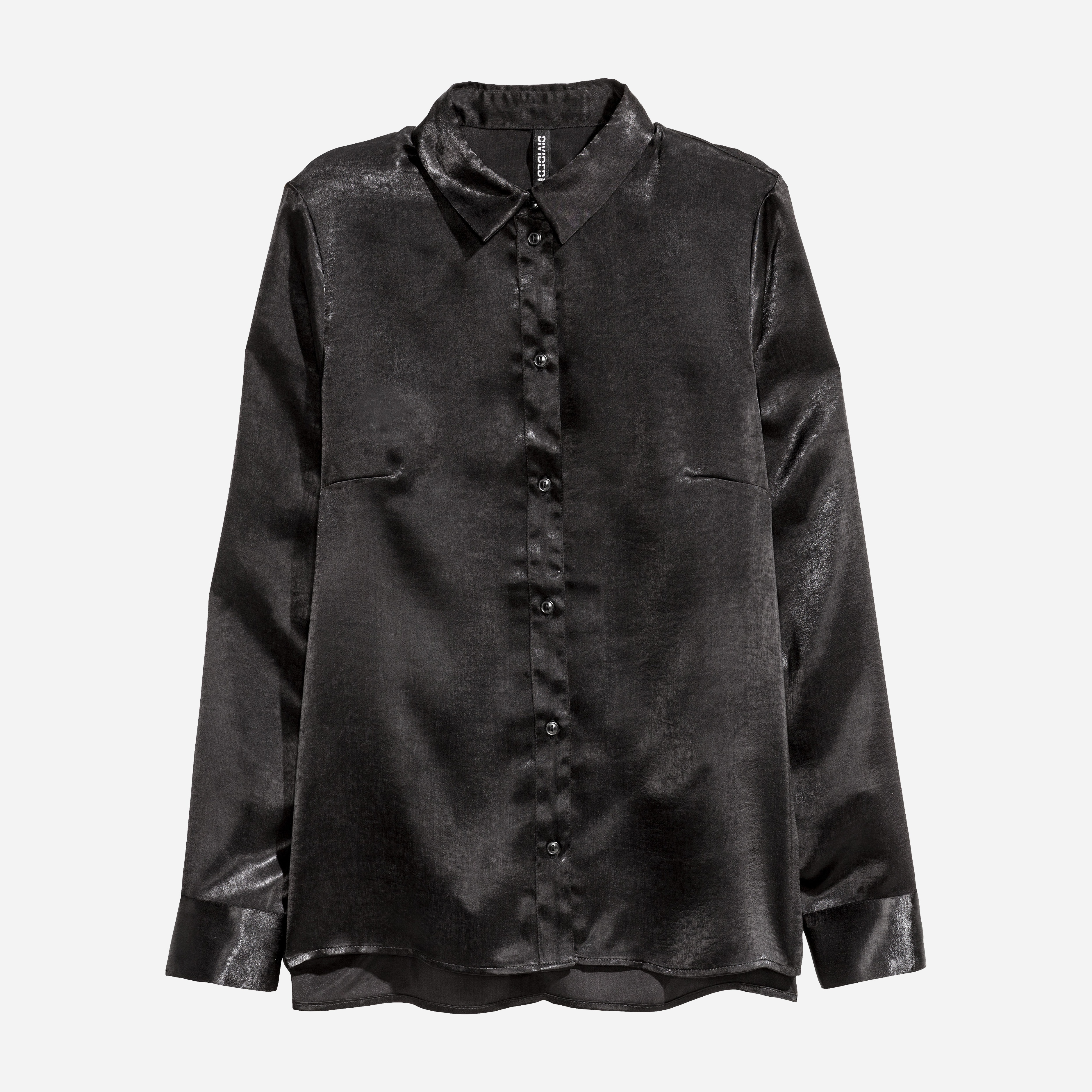

Рубашка H&M 112-80430554-021  Черная (СА2000001324165, Рубашка H&M 112-80430554-021 34 Черная (СА2000001324165)