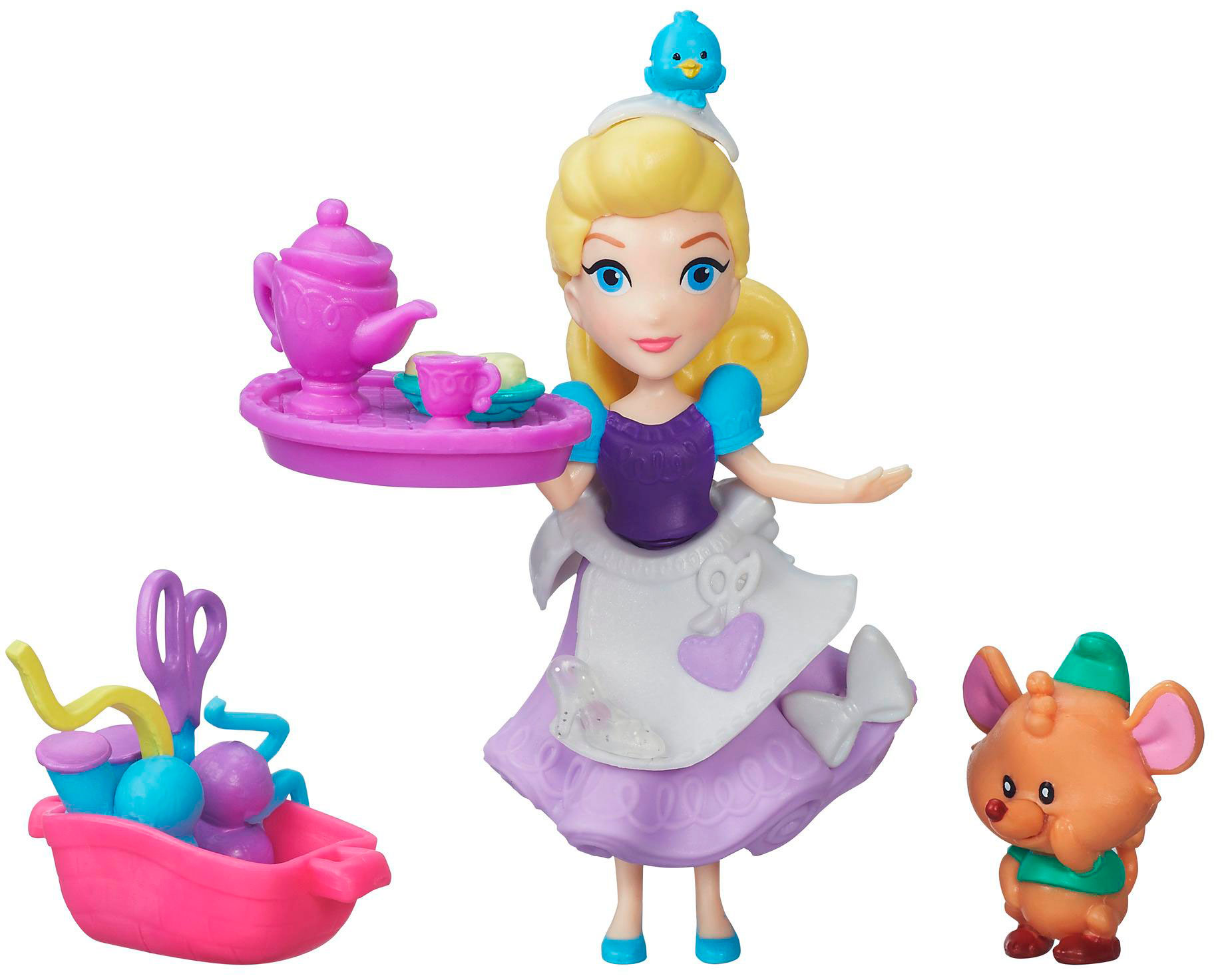 

Маленькое королевство Hasbro Disney Princess Золушка и медвежонок Гас (B5333/B5331)