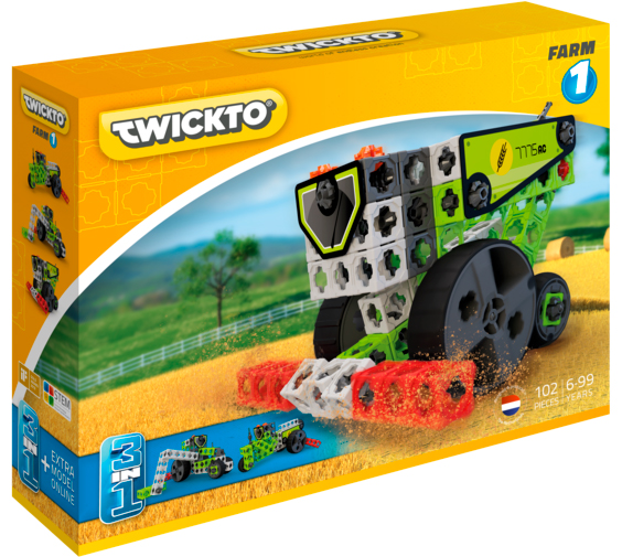 

Конструктор Twickto Farm-1 102 элемента (трактор, комбайн, удобритель) (15073825)
