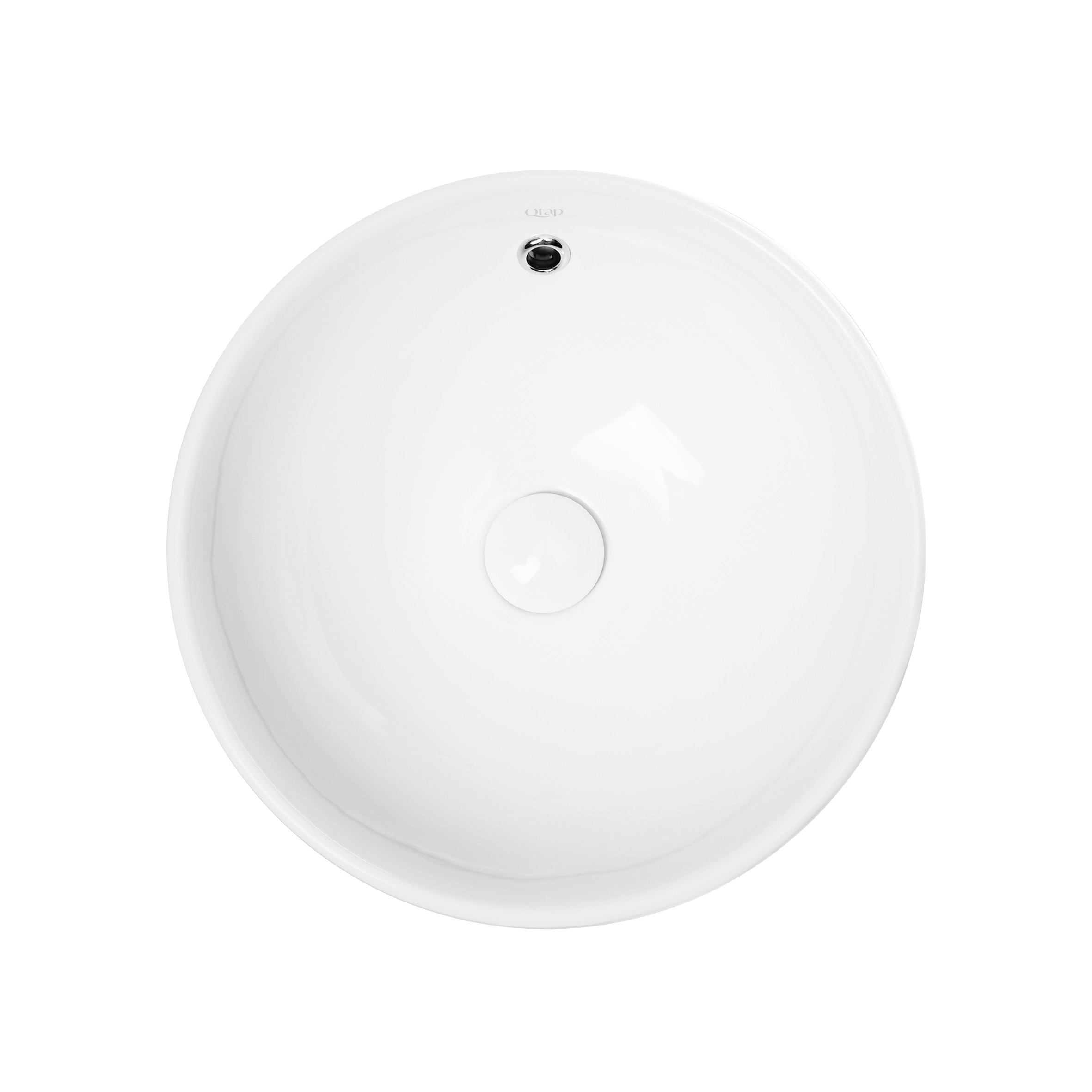 

Раковина-чаша Qtap Robin 410х410х180 White з донним клапаном (QT1311A004W)