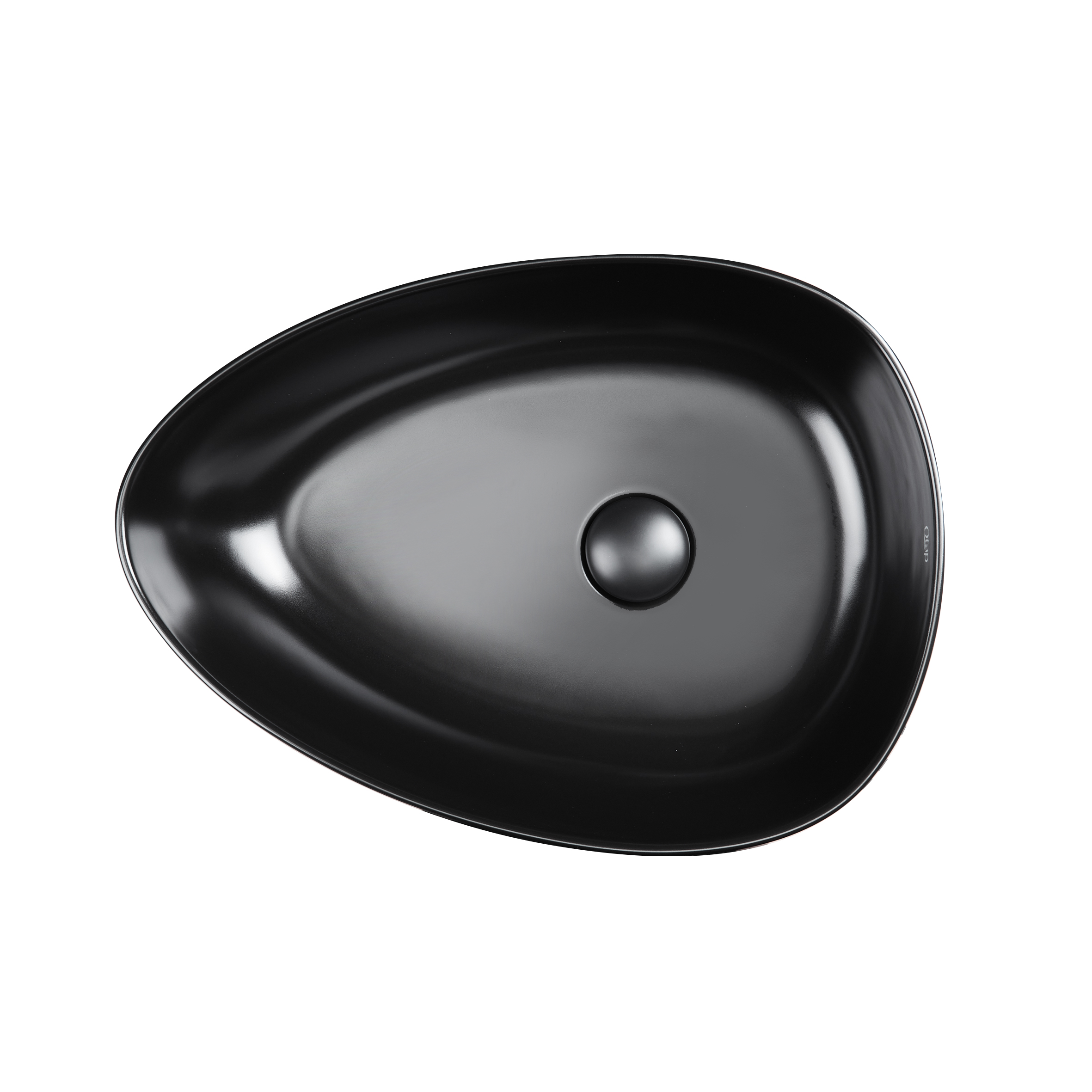 

Раковина-чаша Qtap Leo 400x350x160 Matt black з донним клапаном (QT1111A053MB)