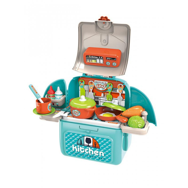 

Детский игровой набор Кухня 008-966A с продуктами