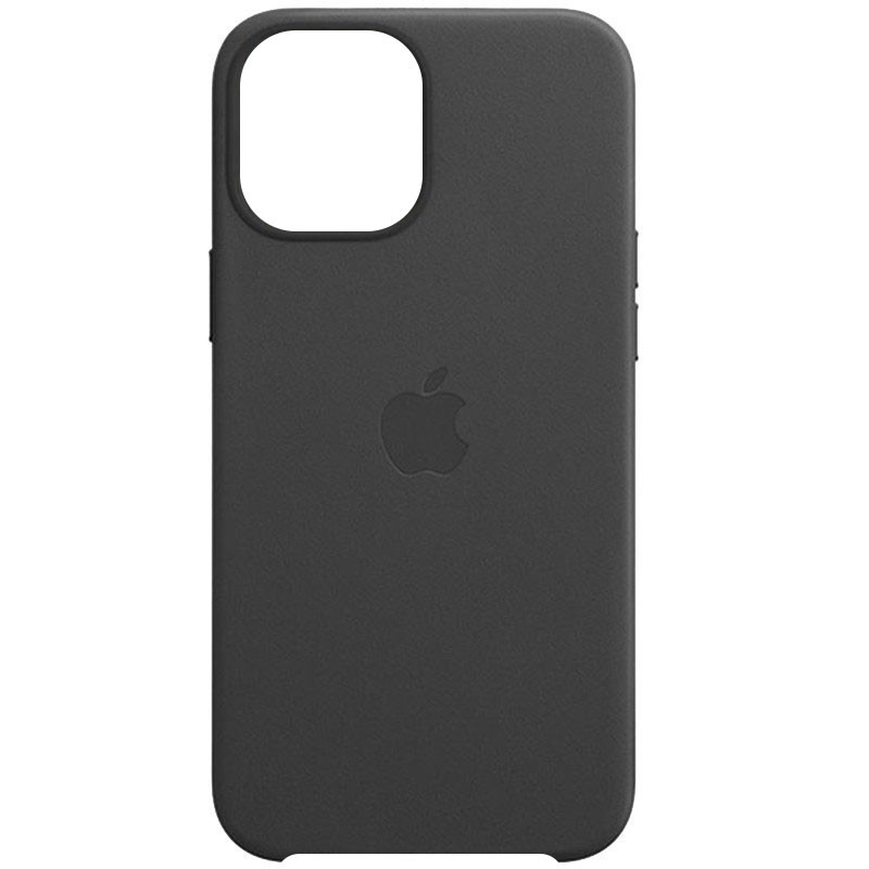 

Кожаный чехол Epik Leather Case (AAA) для Apple iPhone 12 Pro Max (6.7") Black