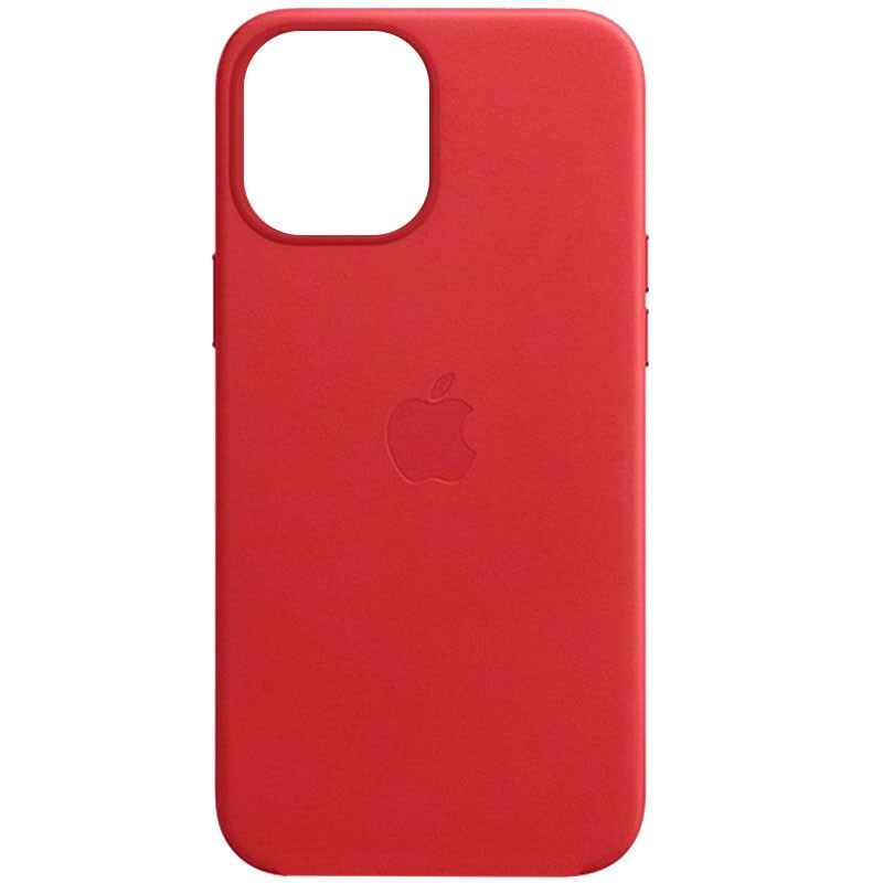 

Кожаный чехол Epik Leather Case (AAA) для Apple iPhone 12 Pro / 12 (6.1") Red