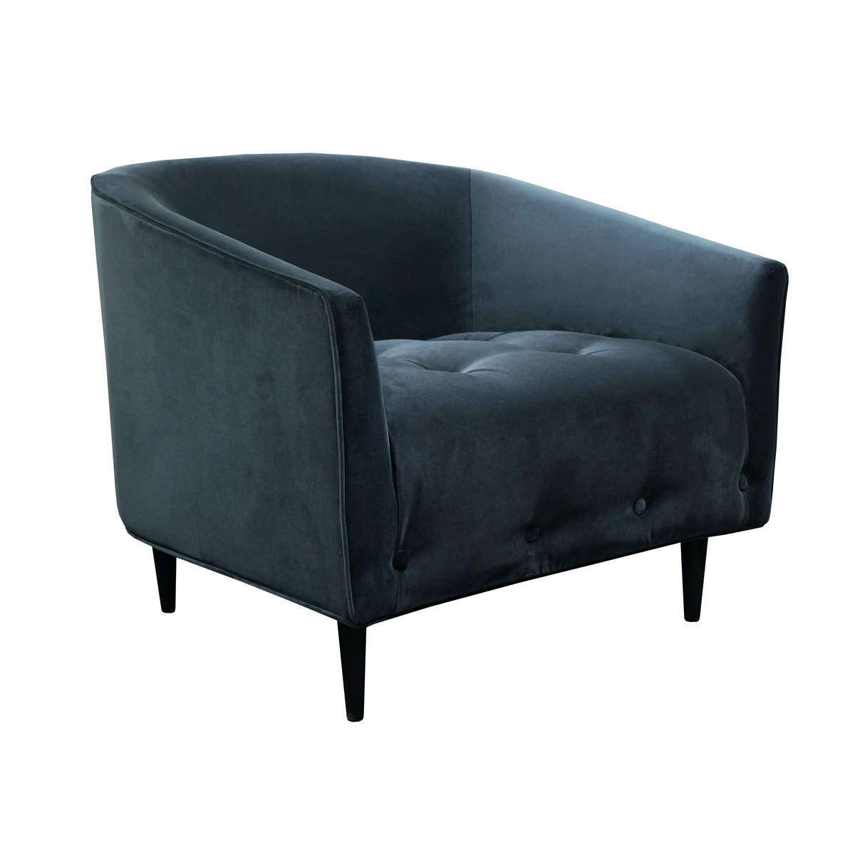 

Мягкое кресло нераскладное для гостинной Lyla темно-серое