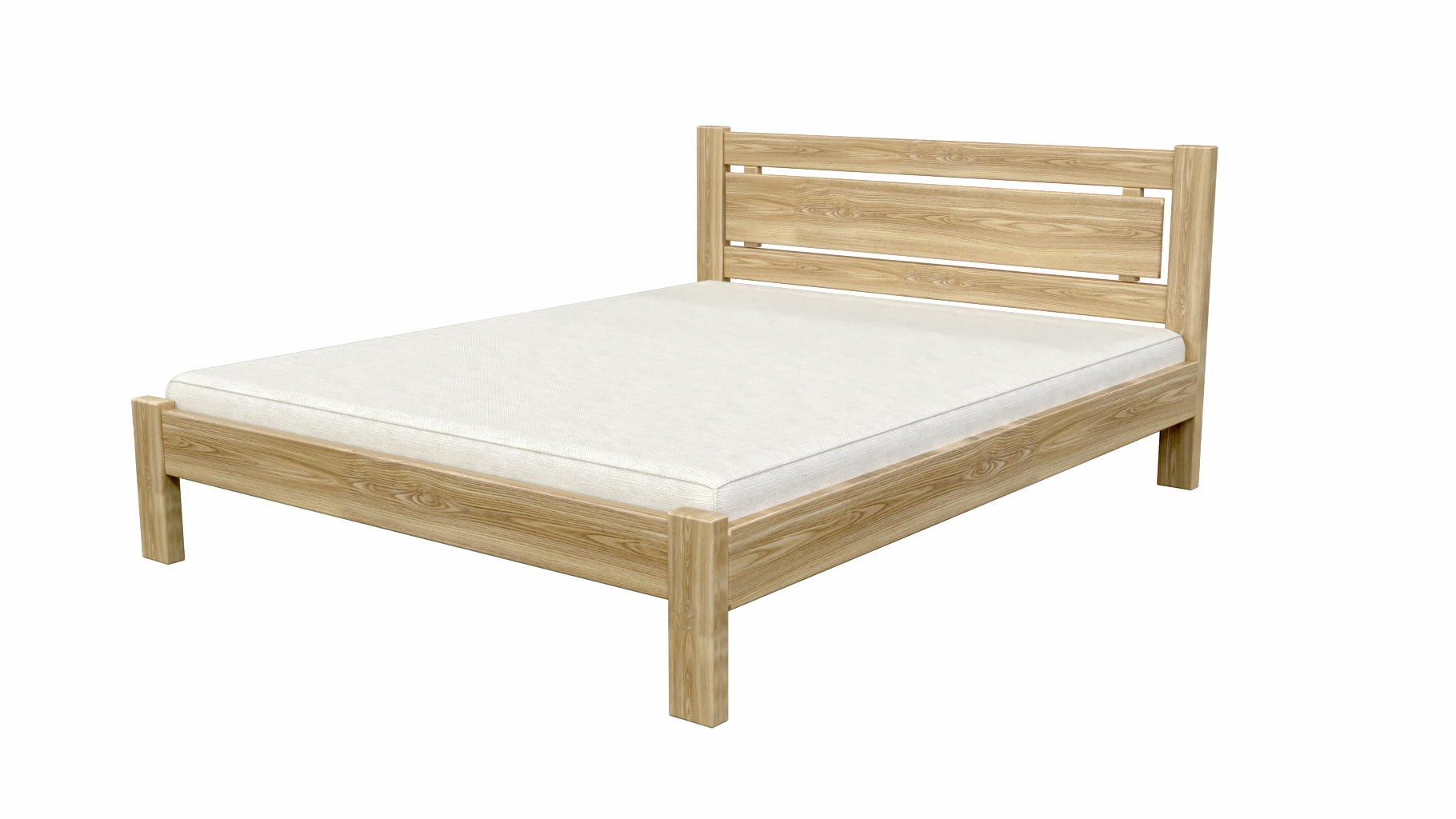 

Двуспальная кровать Meblikoff Осака 160х200 ольха