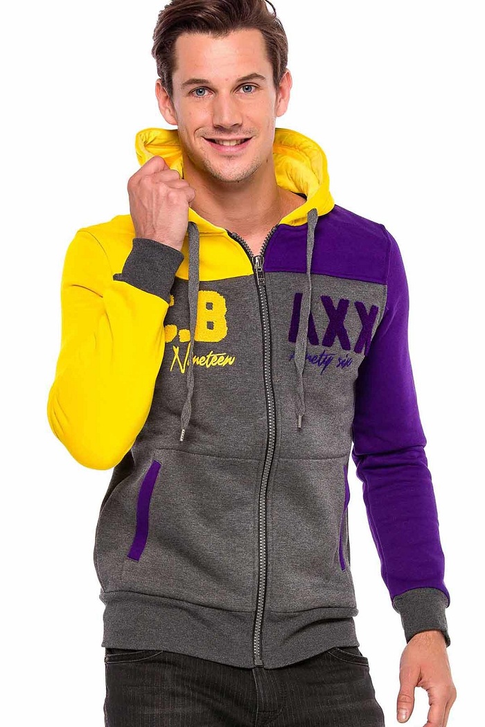 

Худи Cipo&Baxx CL356  Желтая, Худи Cipo&Baxx CL356 XL Желтая