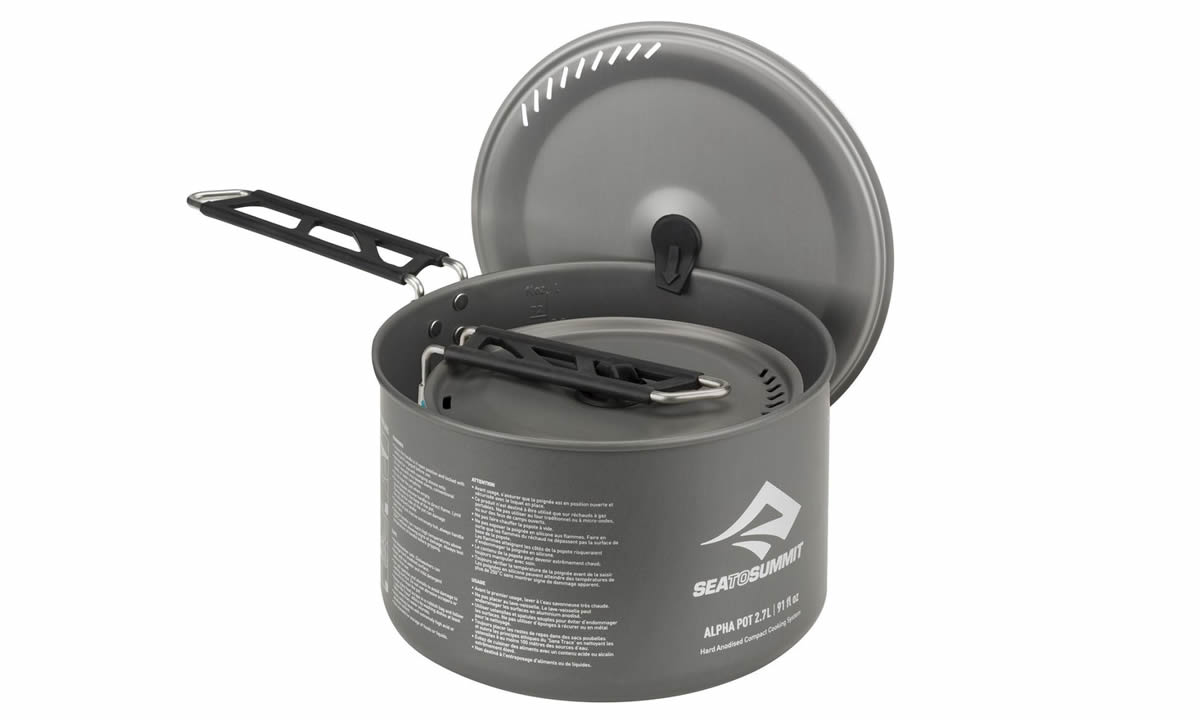 

Набор посуды Sea To Summit Alpha Pot Set 2.0 из двух кастрюль, Grey